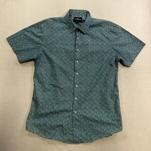 Rodd & Gunn Sport Fit Pink Blue Bird Button Up Shirt Sport Fit Men's Size XL